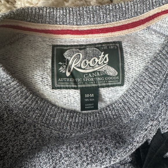 Roots Canada Gray Sweater Unisex - Picture 4 of 4